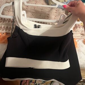 White and black XS Vestique set